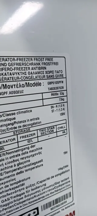 Nevera LG Acero Inoxidable no Frost energía A+++