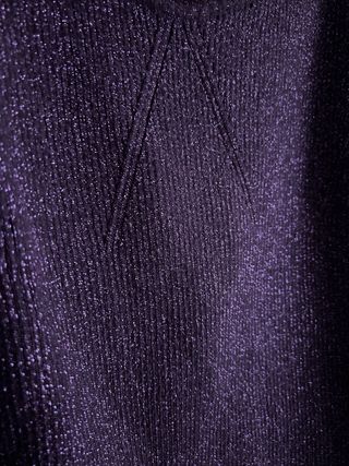 Jersey Morado Metalizado Primark Talla XL