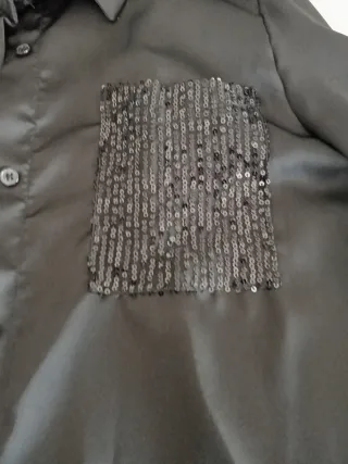 Camicia donna elegante con paillettes