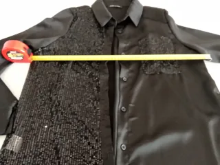 Camicia donna elegante con paillettes