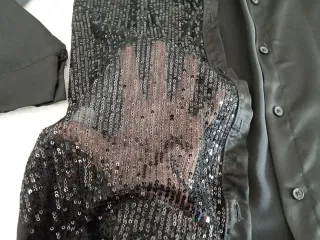 Camicia donna elegante con paillettes