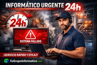 Servicio Técnico y Soporte Informático Urgente 24h