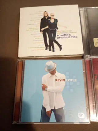 CDs de música: Roxette, Michael Bolton, Kevin Lytt