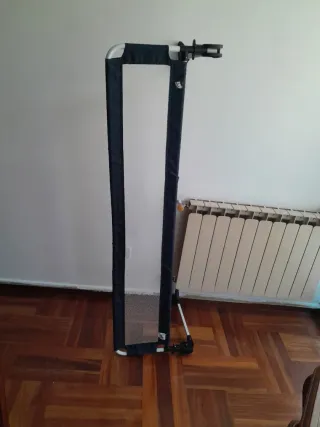 Barandilla de cama metálica negra