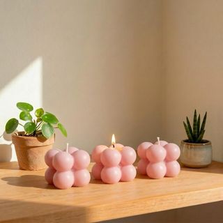 Velas burbuja personalizadas