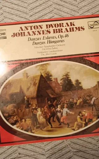 Vinilo Dvorak/Brahms Danzas Eslavas/Húngaras