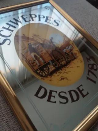 Espejo Publicidad Schweppes Desde 1783
