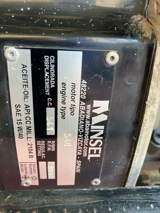 Bomba de agua diésel MINSEL 540