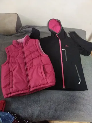 Chaqueta y chaleco niña