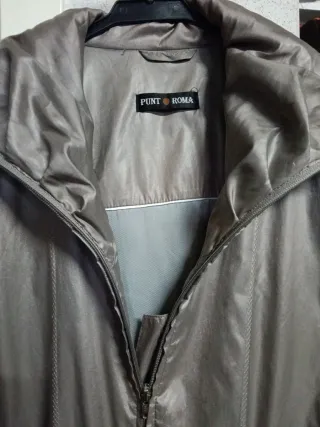 Gabardina Punt Roma gris