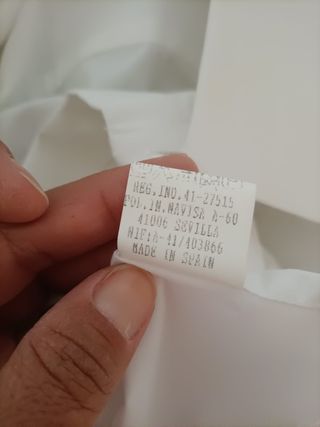 Camisa de campera mujer blanca TomarArtesania