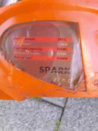 Motosierra Greencut Naranja Potente