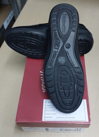 Zapatos de señora Luisetti piel cordones talla 37