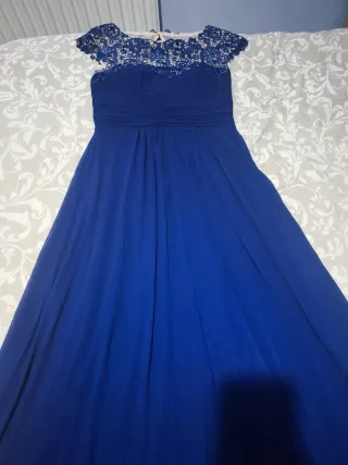 Vestido de fiesta azul talla L