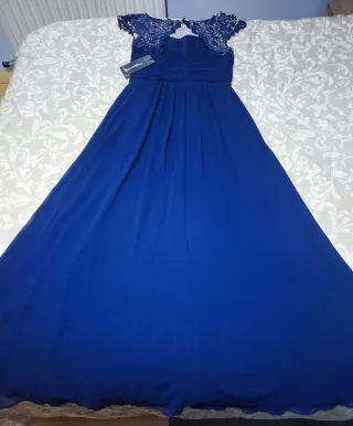 Vestido de fiesta azul talla L
