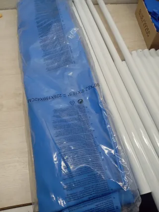 Piscina Rectangular Desmontable 228x159x42 cm