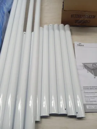 Piscina Rectangular Desmontable 228x159x42 cm