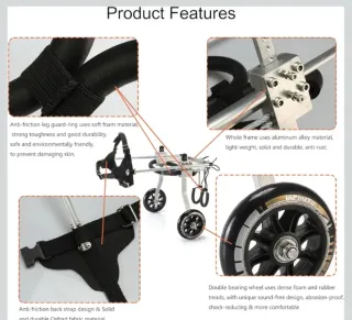 Silla de ruedas para perro