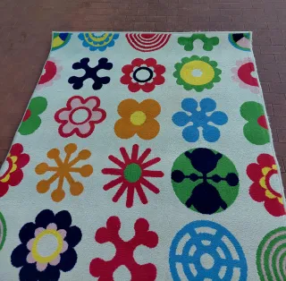 Tappeto vintage multicolor