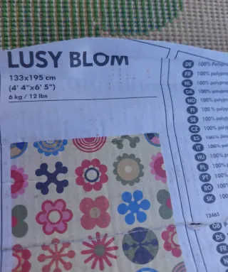 Tappeto vintage multicolor