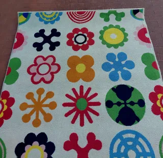 Tappeto vintage multicolor