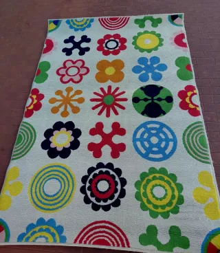 Tappeto vintage multicolor