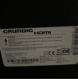 Televisión Grundig 43” Smart TV 4K UHD