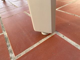 Conjunto terraza aluminio gris. De reestreno.