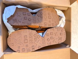 Zapatillas Munich Hombre Marrón Naranja