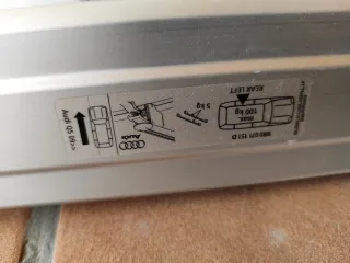 Barras de techo Audi Q5. Original Audi.