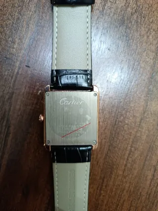 Orologio Uomo Pelle Nera Oro
