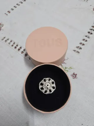 Anillo Tous Plata Diseño Filigrana