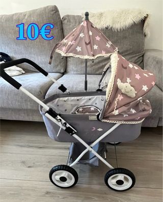 Cochecito de muñecas con estrellas