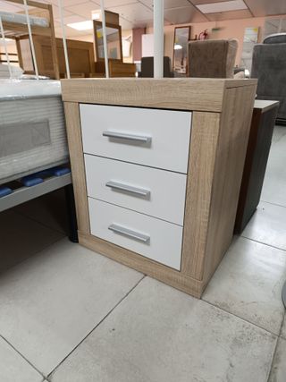 Cabecero y mesitas de noche Cambrian Blanco