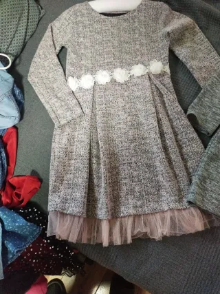 Vestido y sudadera niña 8-9 años
