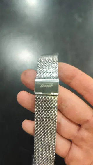 Correa Tissot Milanesa 20mm Logo