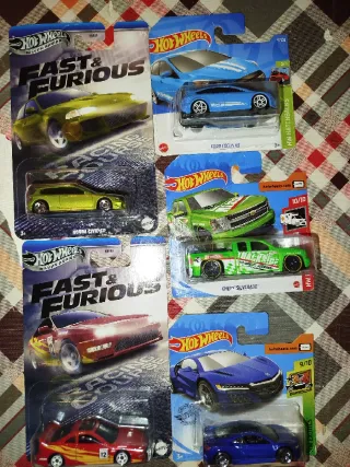 Lote 5 Hot Wheels Fast & Furious y más
