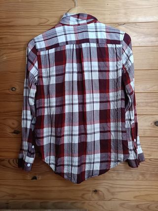 Camisa Levi'S Color Rojo, Gris y Blanco Talla XS