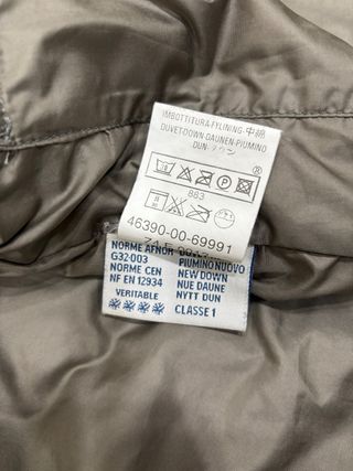 Giacca Moncler trapuntata beige taglia M