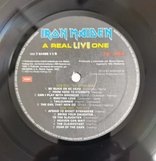 Iron Maiden A Real Live One / Vinilo / 1993