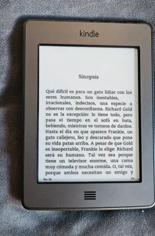 Kindle Touch 4 de  3Gb. Detalles en la descripción