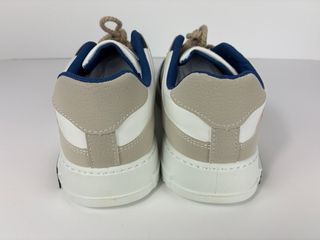 Zapatillas sneakers blancas y azul marino talla 43