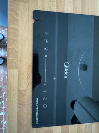 Placa Inducción Midea 2 fuegos 30cm 3500W