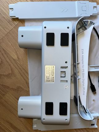 Base de refrigeración para PS5 con cargador de man