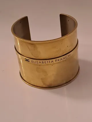 Bracciale Elisabetta Franchi oro vintage a fascia