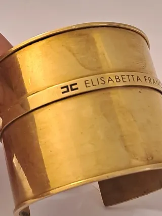Bracciale Elisabetta Franchi oro vintage a fascia