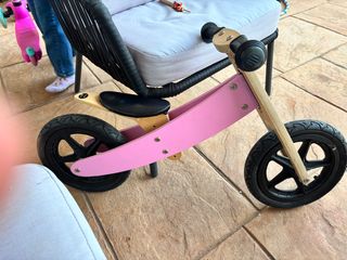 Bicicleta de madera para niños