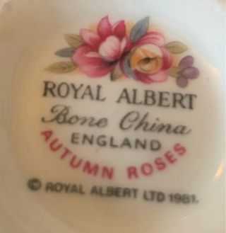 Taza de porcelana inglesa Royal Albert