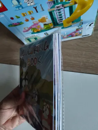 LEGO Bluey Set y Libro para Colorear