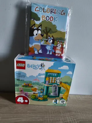 LEGO Bluey Set y Libro para Colorear